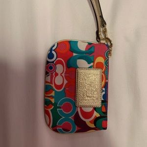 Limited edition coach wristlet